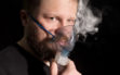 glutathione inhalation - 2 (man using a nebulizing mask)